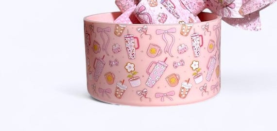 Self Care Tumbler Boot & bow set