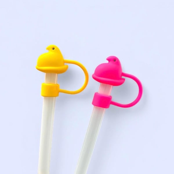Peep chick 3D straw topper (1pc)
