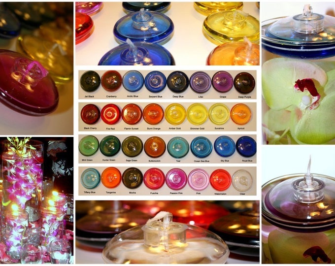 Lot of 108 Floating Oil Candles Wedding Centerpiece Decoration Package Etsy