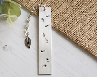 Bookmark Leaf Nature Sterling Silver UK HALLMARKED