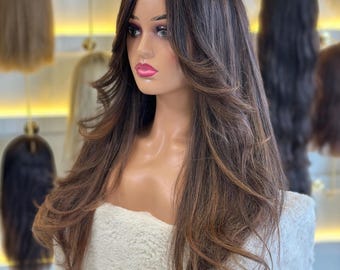 6x6" Silk Base Human Hair Topper | Natural Scalp Look, Thinning Hair Solution