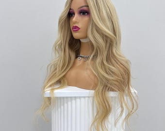 13x6" Luxury Swiss Lace Wig, 130% Density, Hand-Knotted Human Hair Wig, Real Human Hair Wig, Natural Human Hair Wig, Handmade Human Hair Wig