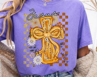 Comfortkleuren herfst christelijke shirts, herfst christendom shirt, herfst christelijk shirt, cadeau voor christen, Jezus shirt, boho christelijk shirt