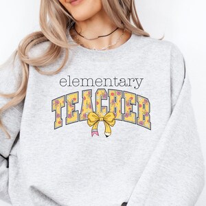 Grundschullehrer-Sweatshirt, süßes Lehrer-T-Shirt, Geschenke für den Lehrer, Lehrer-Team-Shirts, neuer Lehrer Geschenk, Lehrerleben