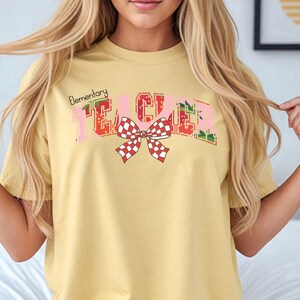 Elementary Teacher strawberry shirt, Comfort Colors®, Cute New Teacher Shirt, Teacher Appreciation, Strawberry, Teacher Graduation Gift