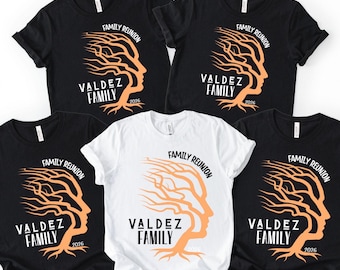 Custom Family Reunion Shirt: Personalized Name and Date, Matching Family Group tshirts, Family Vacation Tees, Family Tree Shirts