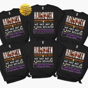 Funny Halloween Teacher Shirt, Group Halloween Shirts, Halloween Teacher Team Shirts, Halloween Teacher Shirt, Ducks Not in a Row