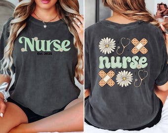 Nursing graduation, Future nurse tshirt, Nursing School shirt, Nurse Appreciation Gift, Nursing Student shirt, Comfort Colors, Est.2025