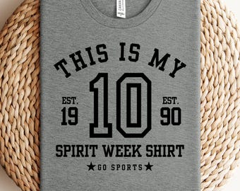 This is my spirit week shirt, teacher shirt, middle school, high school teacher, elementary teacher, teacher team, school spirit shirt