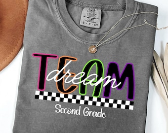コンフォートカラーズ ドリームチーム ティーチャーシャツ、2年生ティーチャーTシャツ、2年生ティーチャーチーム、マッチングティーチャーチーム、ティーチャーシャツグループ