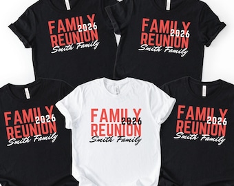 Custom Family Reunion Shirt: Personalized Name and Date, Matching Family Group tshirts, Family Vacation Tees, Family Party Shirts