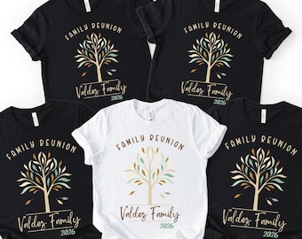 Custom Family Reunion Shirt: Personalized Name and Date, Matching Family Group tshirts, Family Vacation Tees, Family Party Shirts