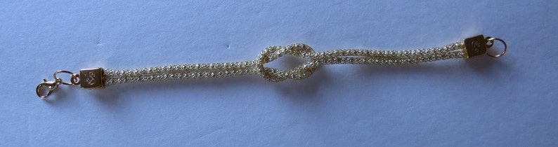 Silversilk 3mm Gold-plated Love Knot Bracelet - Etsy