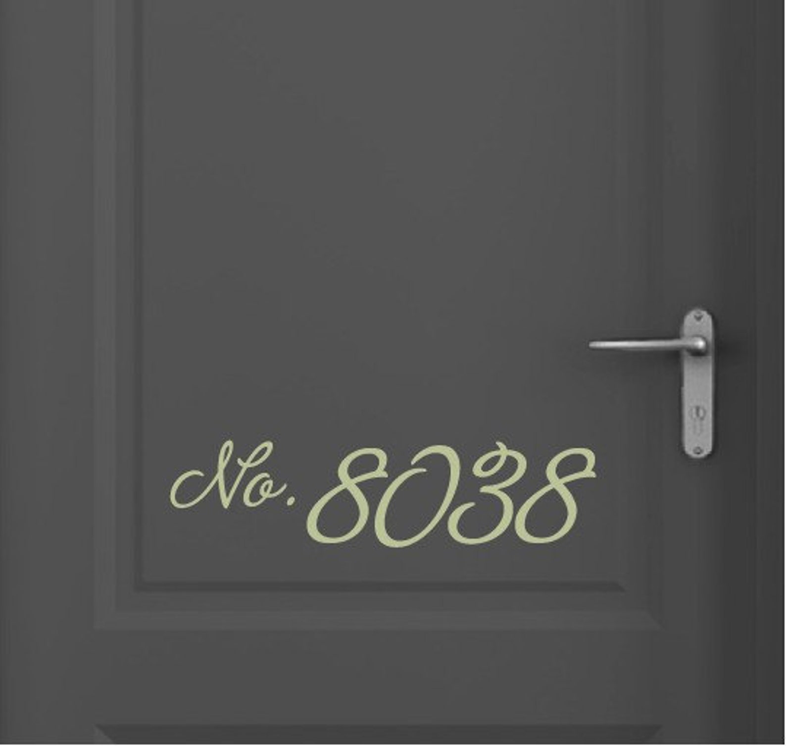 Vinyl Decal House Numbers Custom House Number Decals Etsy