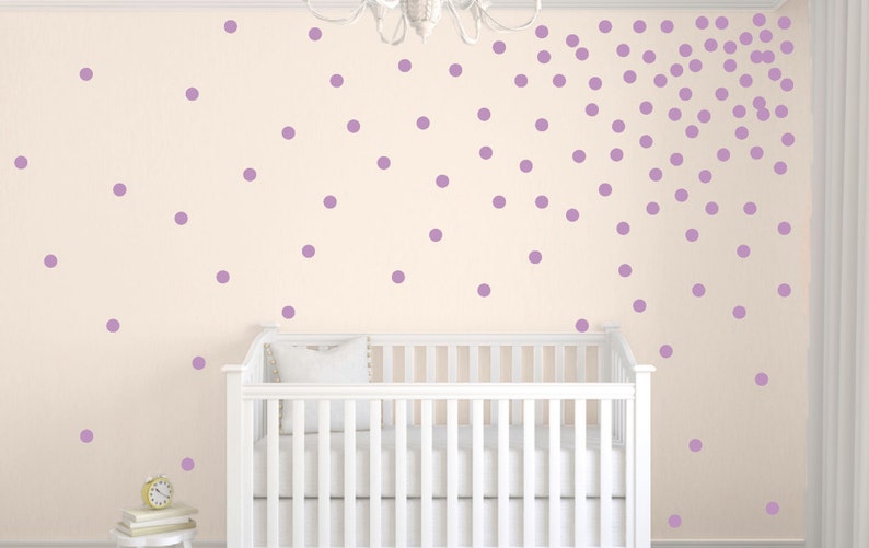 Confetti Polka Dot Wall Decals Polka Dot Wall Stickers Etsy