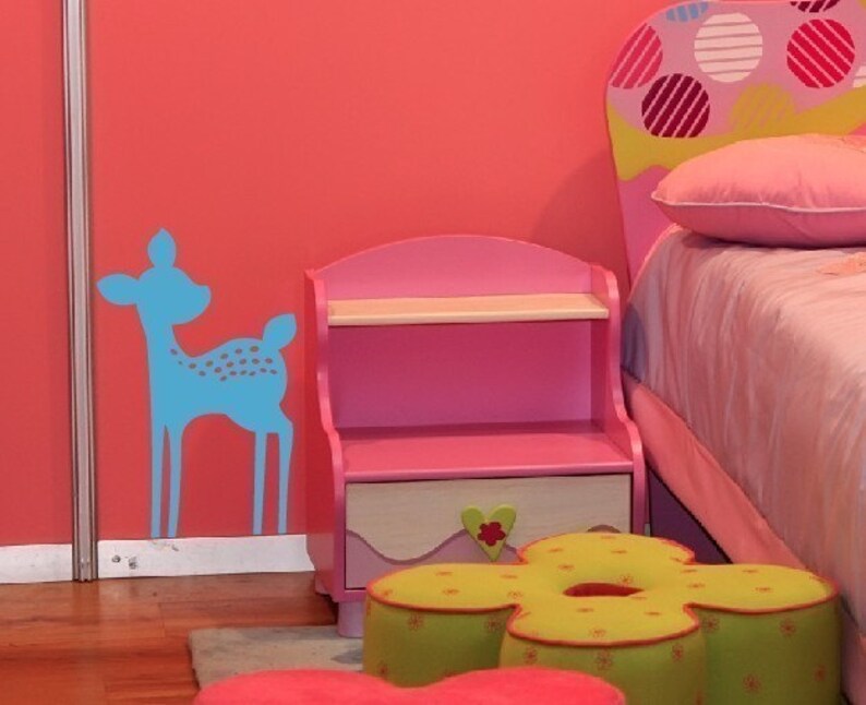 Fawn Vinyl Wall Decal Nursery Baby Girl Boy Children Etsy
