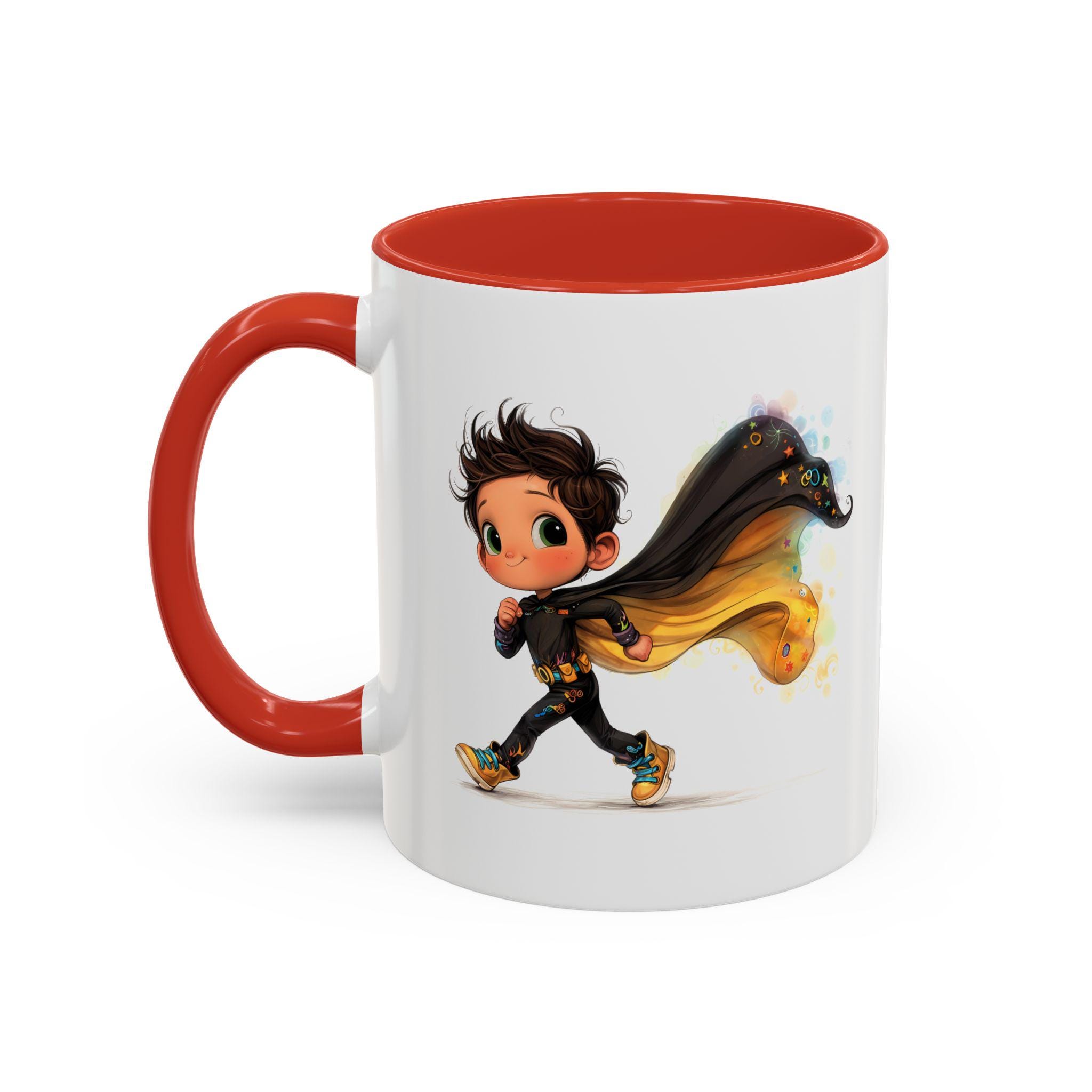 Personalized Cartoon Hero Mug: Custom Superhero Coffee Cup - Etsy