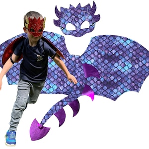 Kids Costume for Halloween: Superhero Cape Dress Up Set