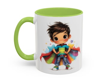 Tazza personalizzata con eroe dei cartoni animati: tazza da caffè personalizzata con supereroe