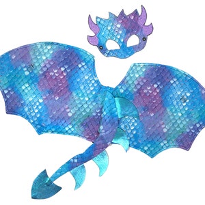 Fantasy Dragon Costume Set for Kids: Perfect Imaginative Play Outfit or Halloween Costume