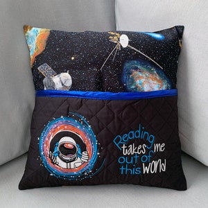 Astronaut Reading Pillow - Inspiring Astronaut Room Decor for Kids