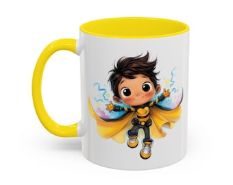 Tazza personalizzata con eroe dei cartoni animati: tazza da caffè personalizzata con supereroe