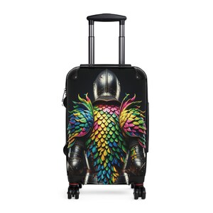 Dragon Knight Kids Suitcase: Rolling Carry-On Luggage