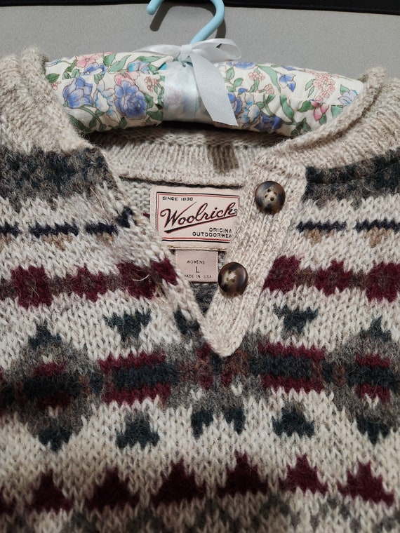 Woolrich Grandpacore Fair Isle Wool Sweater XL