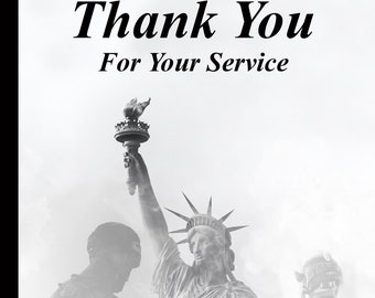 Thank You For Your Service: A Tribute to the US Military and First Responders,  Vet and First Responders Gift Book, Bulk Order of 10 Books