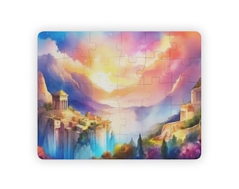 Ancient Greece  Puzzle, 30- Large Pieces - Educational Fun, Activity for Family Time, Perfect Gift for Seniors