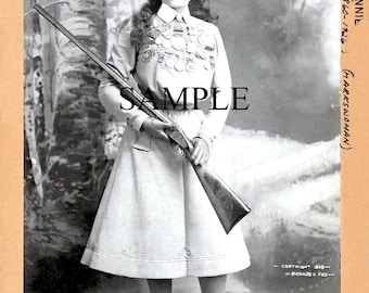 Sharpshooter ANNIE OAKLEY Photo - Etsy 日本