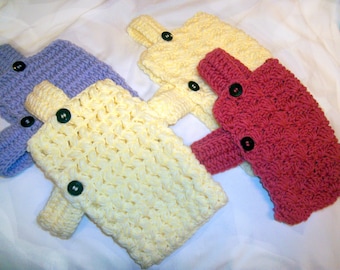 Four Super Easy Adjustable Crochet Small Dog Sweater Patterns Instant Download, Four Doggy Sweater Patterns for Small Dogs,