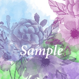 Watercolor Floral Bouquet 5 x 7 Wall Art, Instant Download and Ready To Print Watercolor Floral Bouquet Wall Decor