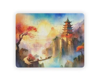 Ancient China  Puzzle, 30-Large Piece | Educational Fun for Family Game Night, Holiday Gift, Learning Activity, Puzzle for Seniors