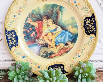 Vintage BARET WARE Tin PLATE-Anemones-Decorative Old Metal Art-1950/'s Metalware-England-Shabby Home Decor-Flowers-Orphaned Treasure-T011121I