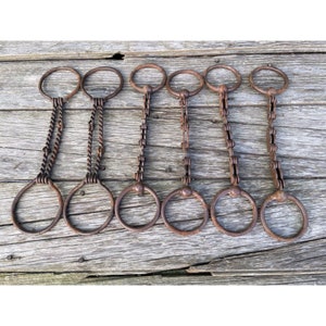 Vintage/Antique Lot of 6 Rusty old Horse BIts Western Farmhouse Decor