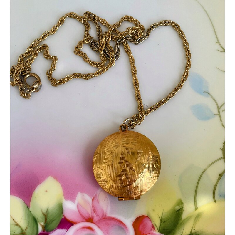 Perfume Locket Necklace - Etsy
