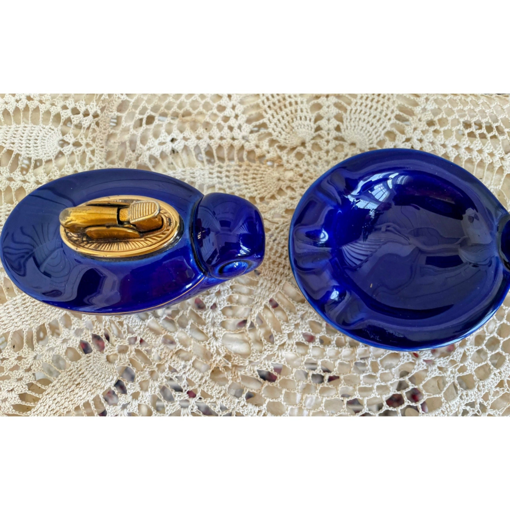 ヴィンテージ陶器1950年ASHTRAY&amp;LIGHTER SET New Orl ヴィンテージ陶器1950年ASHTRAY&LIGHTER SET New Orl - メルカリ