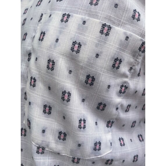 Vintage 1960s National Shirt Shop Mens Button Retro Shirt M View 5