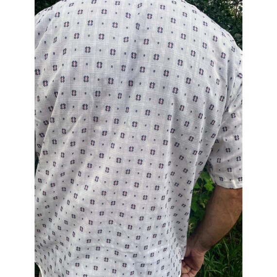 Vintage 1960s National Shirt Shop Mens Button Retro Shirt M View 3