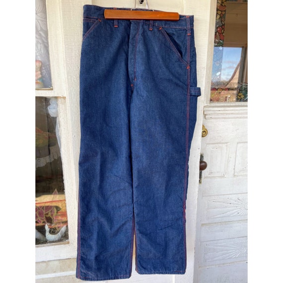 Vintage Montgomery Wards Mens Insulated Jeans 1960