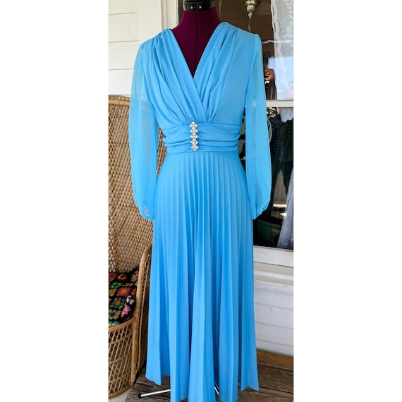 spaghetti strap denim maxi dress Gracie Denim Maxi Dress