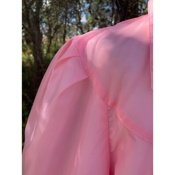 Vintage 1980s Pink Wind Breaker Jacket Current Se… - image 5