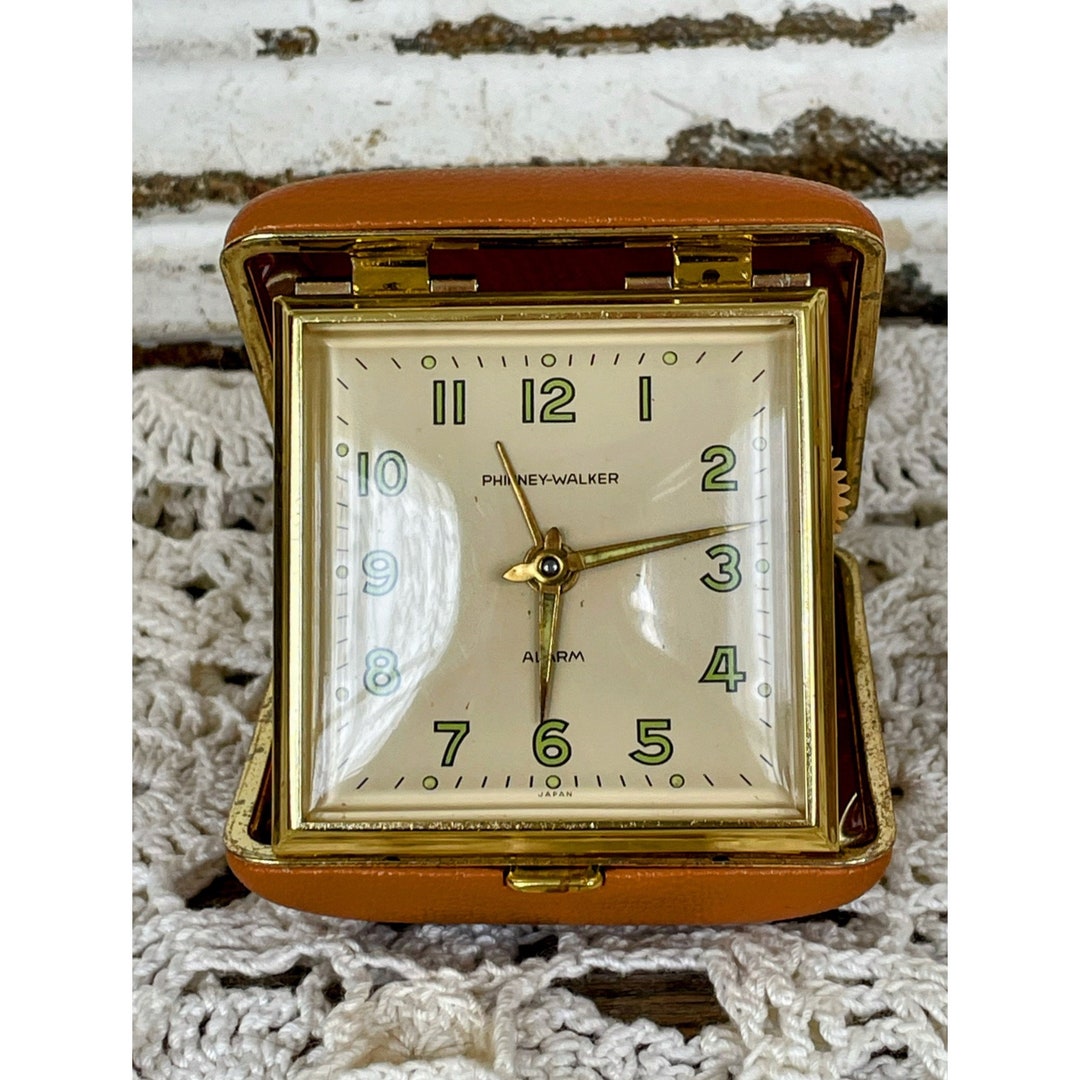 Vintage 1960s Seth Thomas Travel Alarm Clock Mechanical Germany Etsy