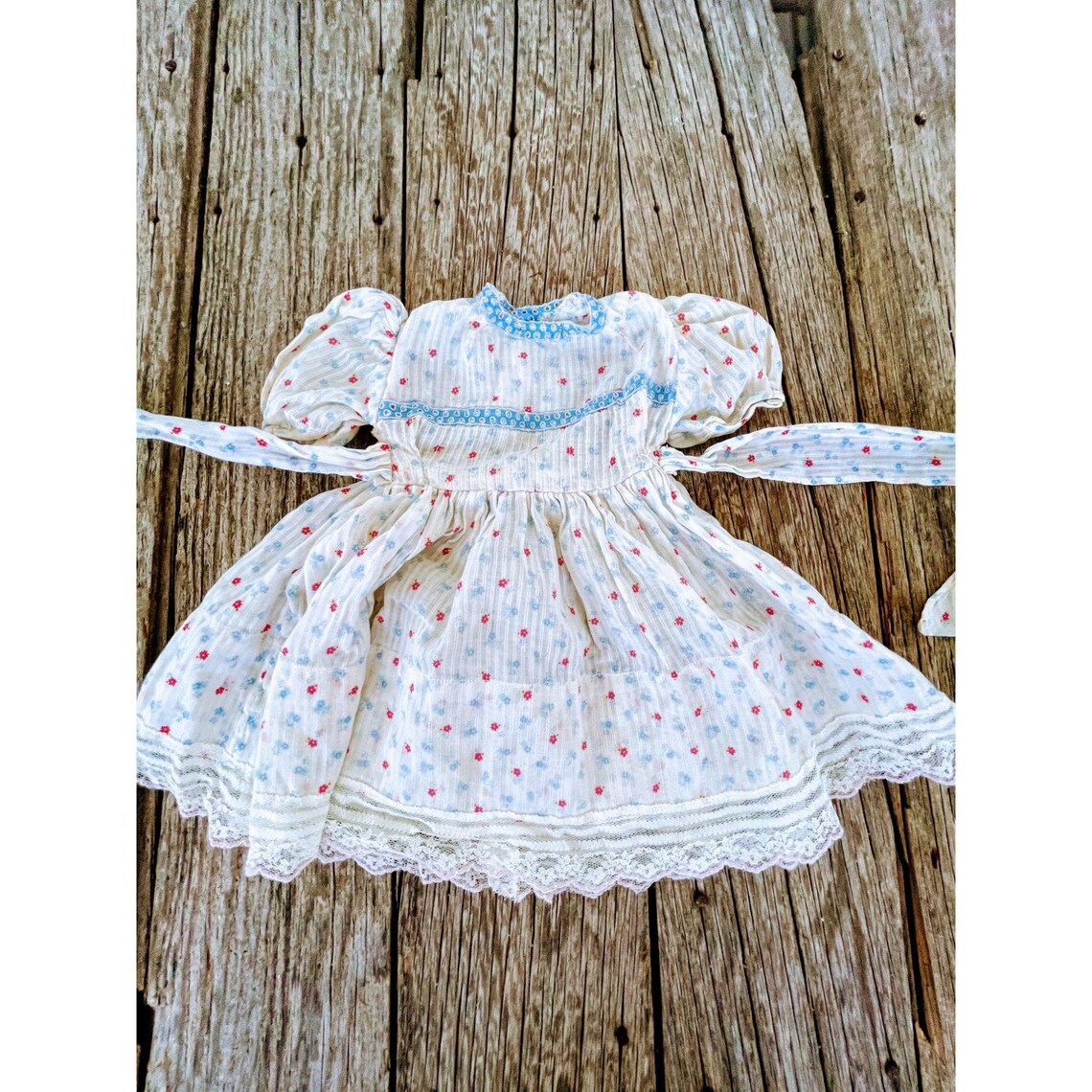 Vintage Lot Baby/ Doll Dresses Lace Floral Etsy