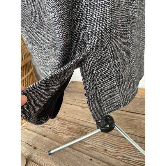Vintage 1980s Womens Wool Silk Tweed Skirt Suit S… - image 4