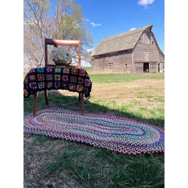 Oval Rag Rug Etsy
