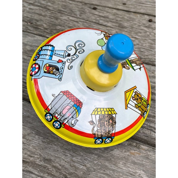 Spinning Top Toy - Etsy