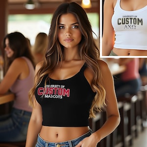 Custom College Micro-Rib Tank Top