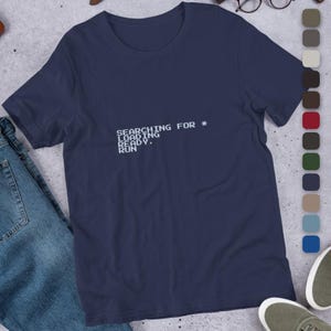 Camiseta unisex preencogida retro Commodore-64